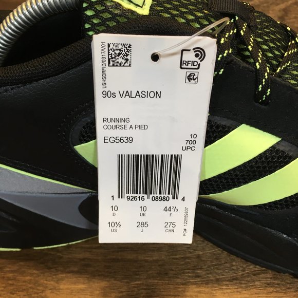NEW Adidas 90's Valasion Running Shoes Men's 10.5 - Picture 2 of 15